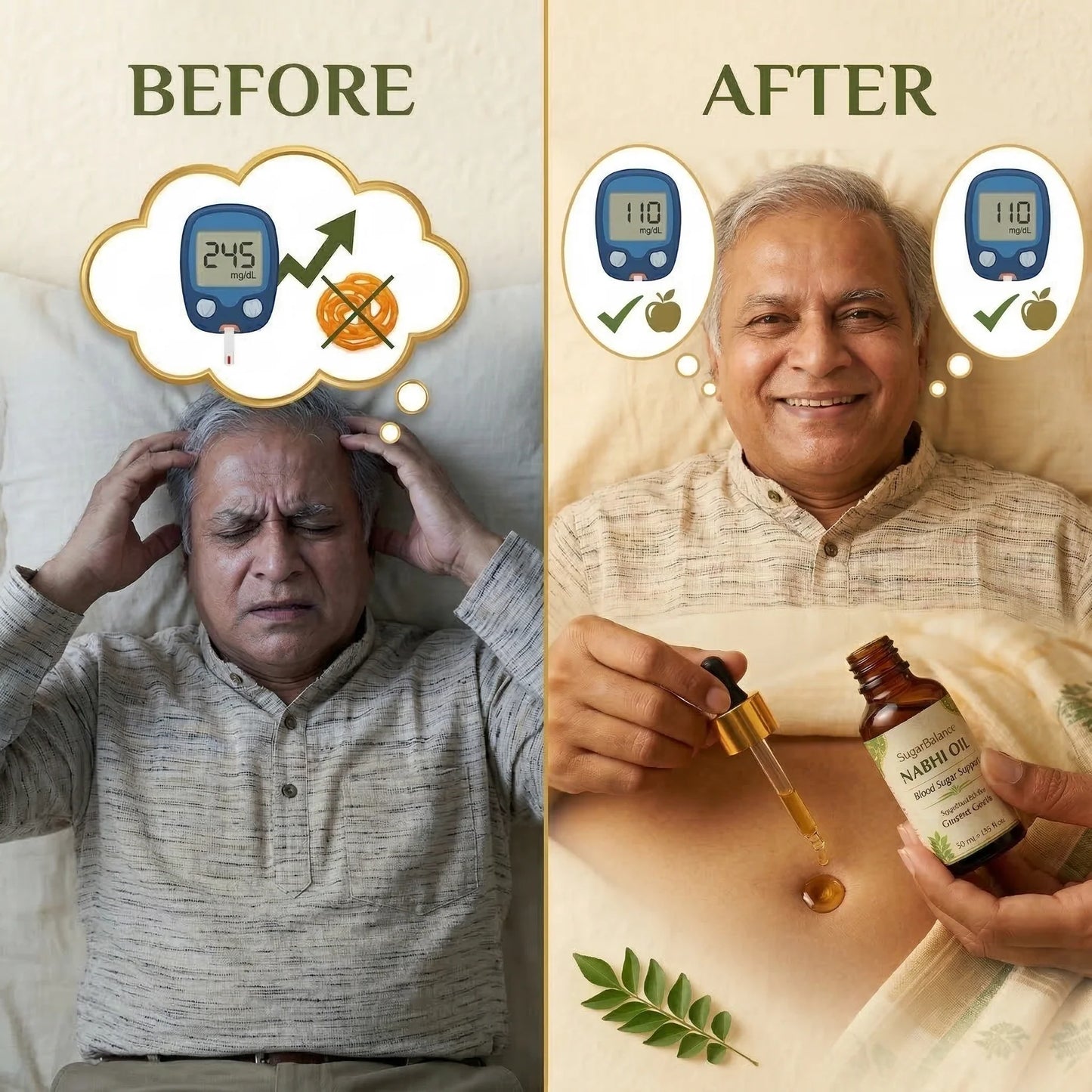 SugarBalance Nabhi Oil (100% Ayurvedic)